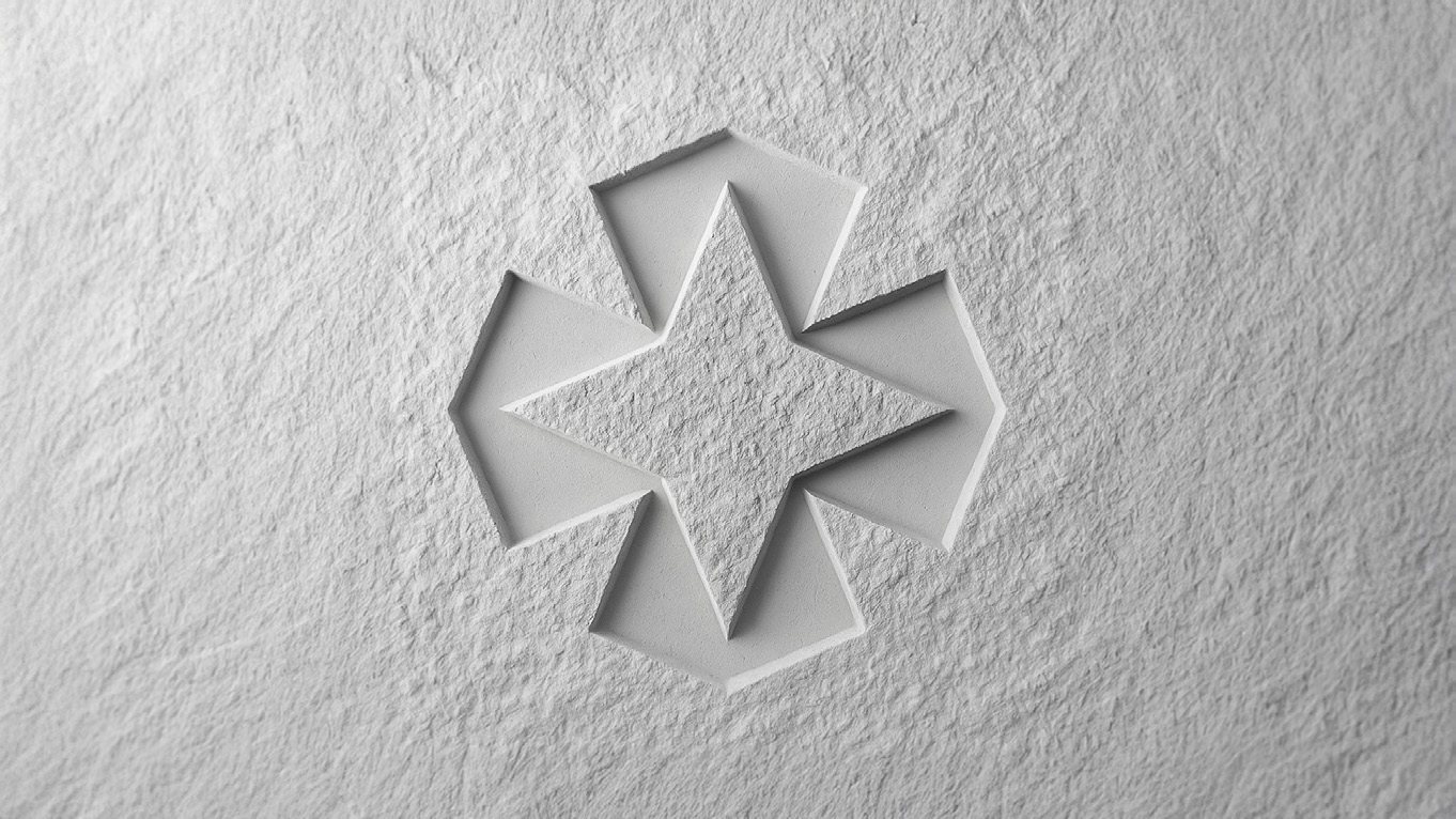 Embossed mark, mark